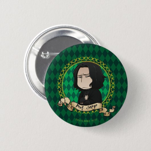 Anime Professor Snape Button (Vorne & Hinten)