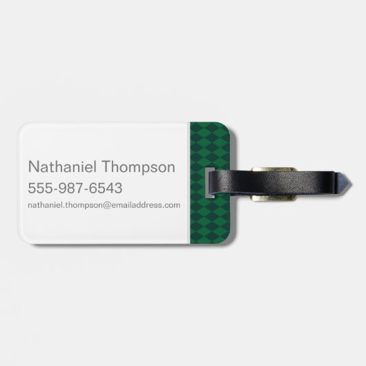 Anime Professor Snape Gepäckanhänger (Rückseite horizontal)