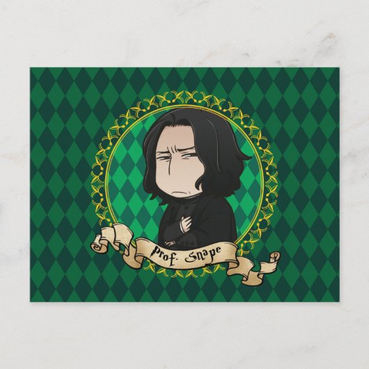 Anime Professor Snape Postkarte (Vorderseite)