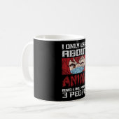 Anime Quote Design | I Only Care about Anime Kaffeetasse (Vorderseite Links)