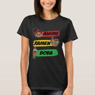 Anime Ramen Boby Black History Mont Men Girl Wome T-Shirt