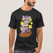 Anime ramen Mädchen T-Shirt (Vorderseite)