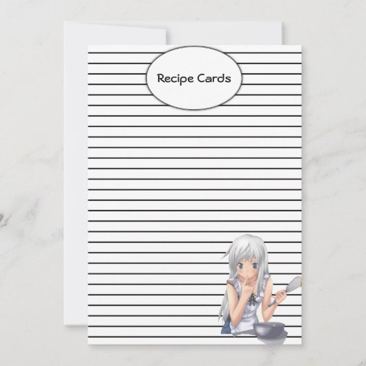 Anime Recipe Cards (Vorderseite)