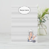 Anime Recipe Cards (Stehend Vorderseite)
