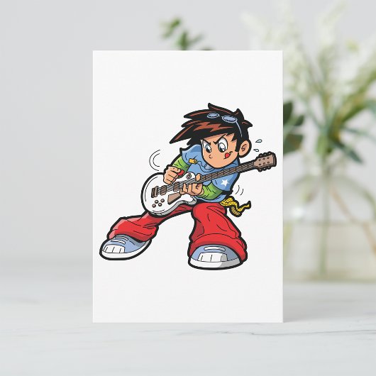 Anime Rock Star Einladungen