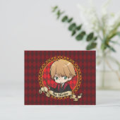 Anime Ron Weasley Postkarte (Stehend Vorderseite)