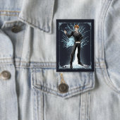Anime Ron Weasleys Jack Russell Terrier Patronus Button (Insitu)