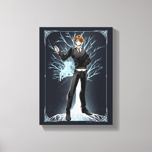 Anime Ron Weasleys Jack Russell Terrier Patronus Leinwanddruck (Vorderseite)