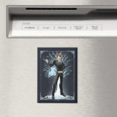 Anime Ron Weasleys Jack Russell Terrier Patronus Magnet (In Situ (Geschirrspüler))