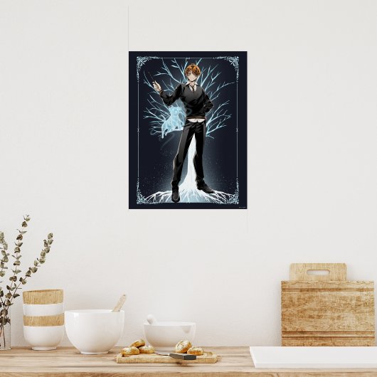Anime Ron Weasleys Jack Russell Terrier Patronus Poster (Küche)