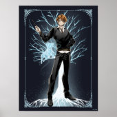 Anime Ron Weasleys Jack Russell Terrier Patronus Poster (Vorne)