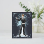 Anime Ron Weasleys Jack Russell Terrier Patronus Postkarte (Stehend Vorderseite)