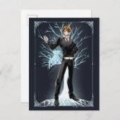 Anime Ron Weasleys Jack Russell Terrier Patronus Postkarte (Vorne/Hinten)
