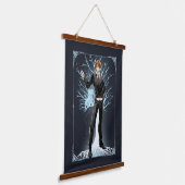 Anime Ron Weasleys Jack Russell Terrier Patronus Wandteppich Mit Holzrahmen (Gewinkelt)