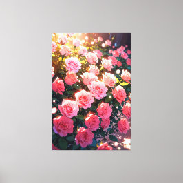 Anime-Rose Stretched Canvas Print Leinwanddruck