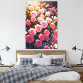 Anime-Rose Stretched Canvas Print Leinwanddruck (Insitu (Schlafzimmer))