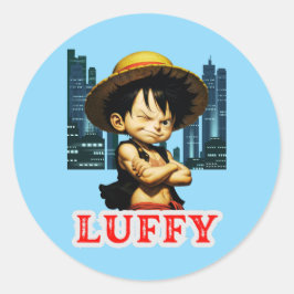 ANIME RUNDER AUFKLEBER