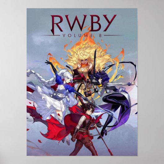Anime RWBY Folume 8 Poster (Vorne)