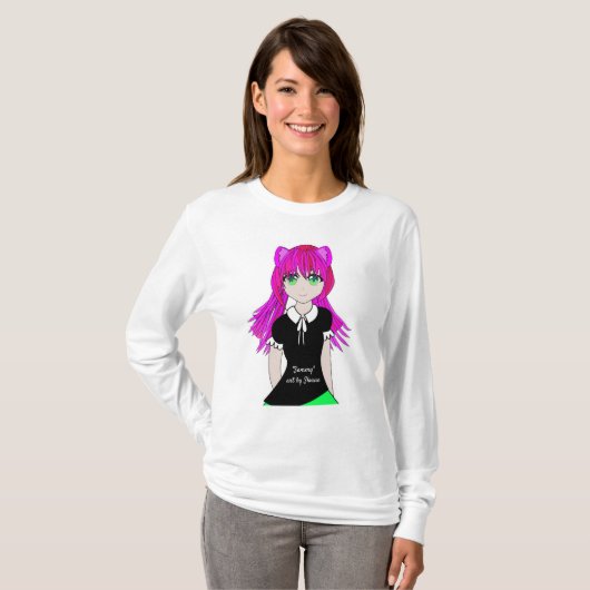 "Anime Sammy" von Sloane Long Sleeve Shirt (Vorne ganz)