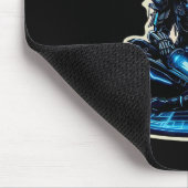 Anime Samurai Gamer Warrior Sci-fi Cyber Punk Futu Mousepad (Ecke)