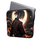 Anime samurai laptopschutzhülle (Vorderseite Links)