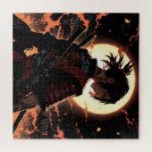 Anime samurai puzzle (Horizontal)