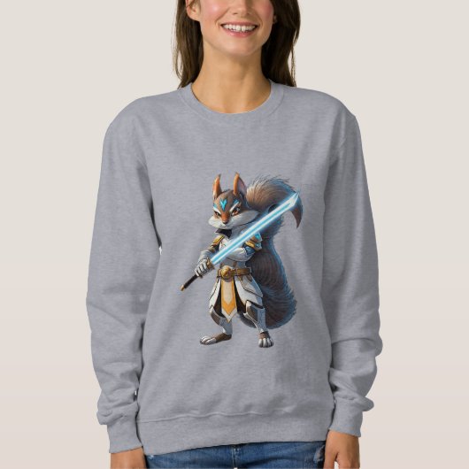 Anime Samurai Squirrel Warrior Sweatshirt (Vorderseite)