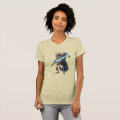 Anime Samurai Squirrel Warrior T-Shirt (Vorne ganz)