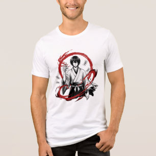 Anime-Samurai-T-Shirt Tri-Blend Shirt