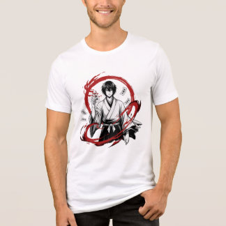 Anime-Samurai-T-Shirt Tri-Blend Shirt