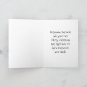 Anime Santa Christmas Feiertagskarte (Innenseite)