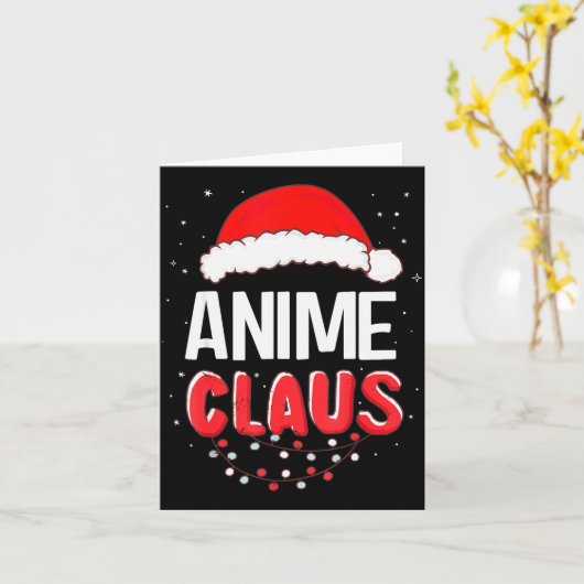 Anime Santa Claus Christmas Matching Costume Karte (Gelbe Blume)