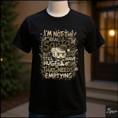 Anime Santa Huge Needs Emptying Quote T-Shirt