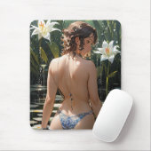 Anime schöne Girl Mouse Pad Mousepad (Mit Mouse)