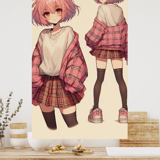Anime School Poster (Küche)
