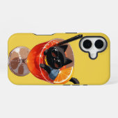 ANIME SCHWARZE KATZE iPhone 16 HÜLLE (Rückseite (Horizontal))