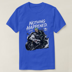 Anime-Schwertmeister-Motorradfahrer T-Shirt