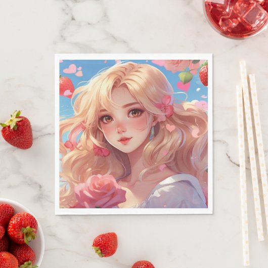 Anime serviette (Beispiel)