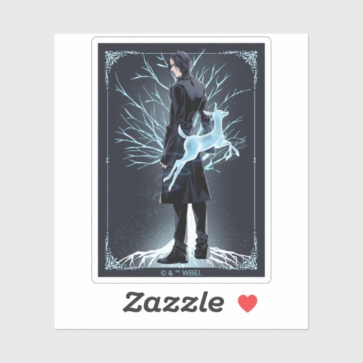 Anime Severus Snapes Doe Patronus Aufkleber (Blatt)