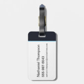 Anime Severus Snapes Doe Patronus Gepäckanhänger (Rückseite vertikal)