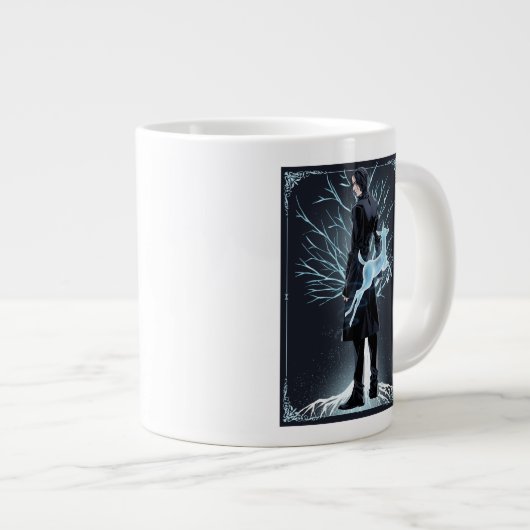 Anime Severus Snapes Doe Patronus Jumbo-Tasse (Vorderseite Rechts)
