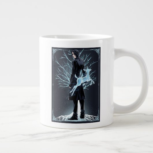 Anime Severus Snapes Doe Patronus Jumbo-Tasse (Rechts)