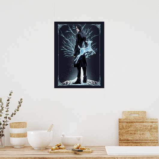 Anime Severus Snapes Doe Patronus Poster (Küche)