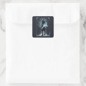 Anime Severus Snapes Doe Patronus Quadratischer Aufkleber (Tasche)