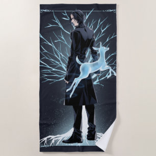 Anime Severus Snapes Doe Patronus Strandtuch