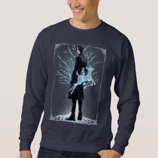 Anime Severus Snapes Doe Patronus Sweatshirt (Vorderseite)