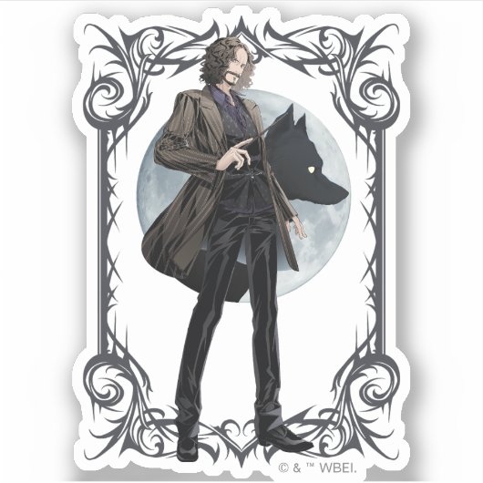 Anime Sirius Black Animagus Aufkleber (Vorderseite)