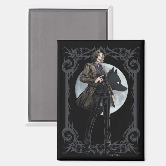Anime Sirius Black Animagus Magnet (Vorderseite/Rückseite)