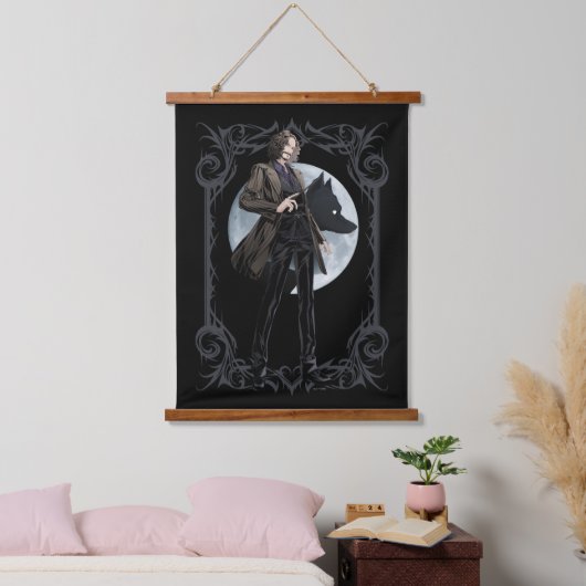 Anime Sirius Black Animagus Wandteppich Mit Holzrahmen (Schlafzimmer)