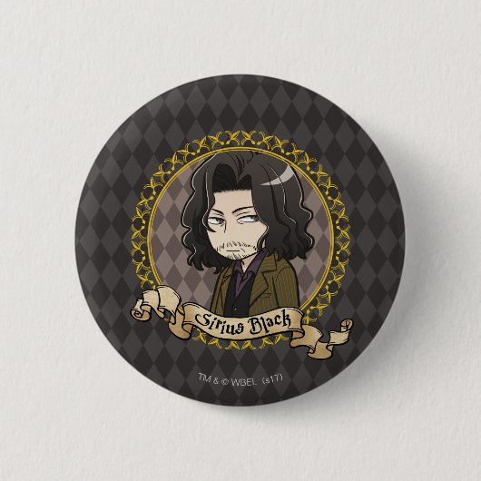 Anime Sirius Black Button (Vorderseite)